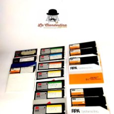 Videojuegos y Consolas: GRAN LOTE DE 15 DISCOS DE 5 1/4. DISCOS PC. PROGRAMAS, CURSOS, ETC. CIRCA 1980.. Lote 348892075