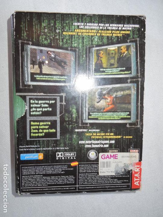 Videojuegos y consolas: ENTER MATRIX - PC CD-ROM - 2 CD EN CAJA CON INSTRUCCIONES - Foto 5