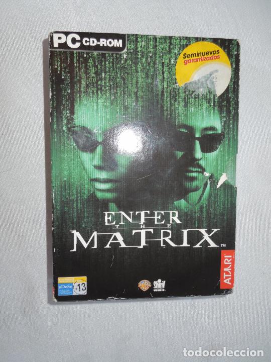 Videojuegos y consolas: ENTER MATRIX - PC CD-ROM - 2 CD EN CAJA CON INSTRUCCIONES - Foto 1
