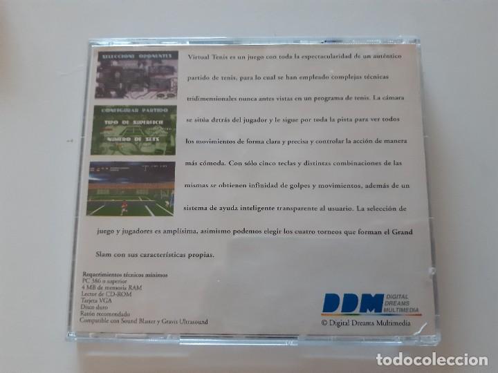 Videojuegos y consolas: VIRTUAL TENIS - CD ROM PC - DDM - Foto 3
