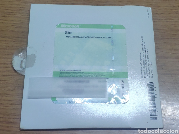 Videojuegos y consolas: CD ROM Windows MICROSOFT Office 2007 outlook - Foto 5
