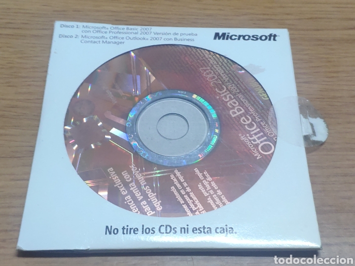 Videojuegos y consolas: CD ROM Windows MICROSOFT Office 2007 outlook - Foto 1