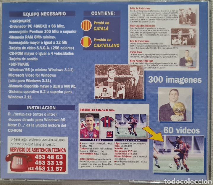 Videojuegos y consolas: EL CD-ROM DEL BAR&Ccedil;A - Foto 2