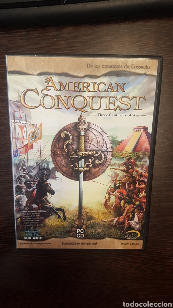 Videojuegos y consolas: AMERICAN CONQUEST PC CAJA Y MANUAL - Foto 1