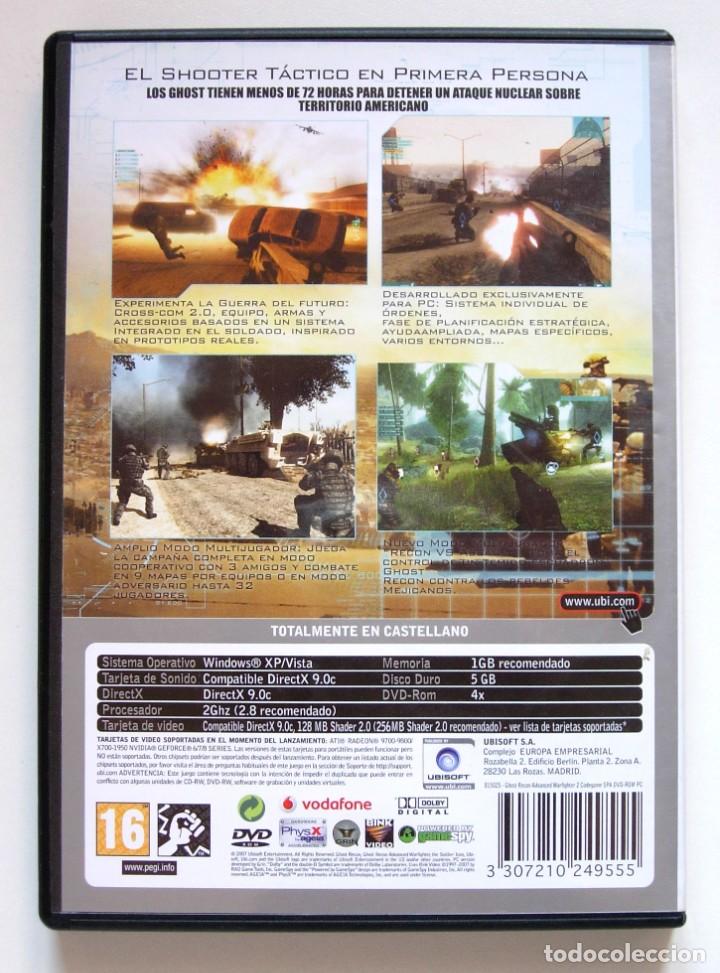 Videojuegos y consolas: Juego para PC Ghost Recon Advanced Warfighter - Foto 2