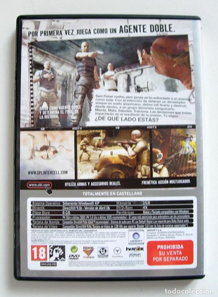 Videojuegos y consolas: Juego para PC Tom Clancys Splinter Cell: Double Agent - Foto 2
