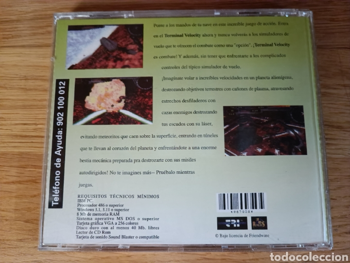 Videojuegos y consolas: TERMINAL VELOCITY - FRIENDWARE - Foto 2
