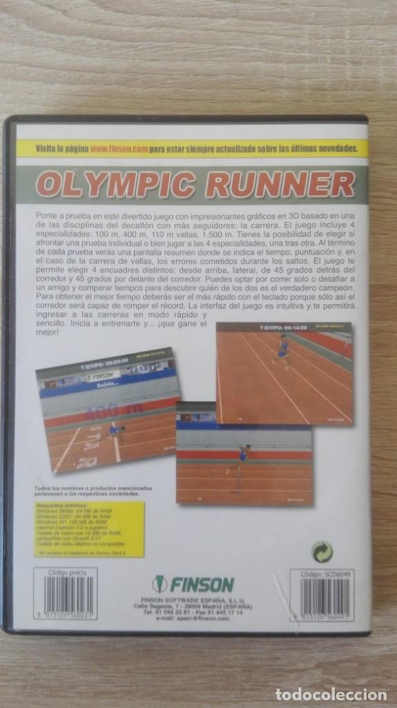 Videojuegos y consolas: OLYMPIC RUNNER - PC CD ROM - FINSON - A&Ntilde;O 2003. - Foto 3