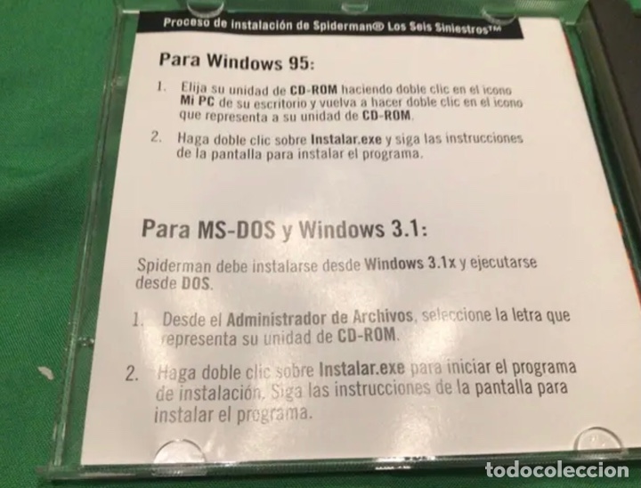 Videojuegos y consolas: JUEGO en CD ROM SPIDER-MAN - Foto 4