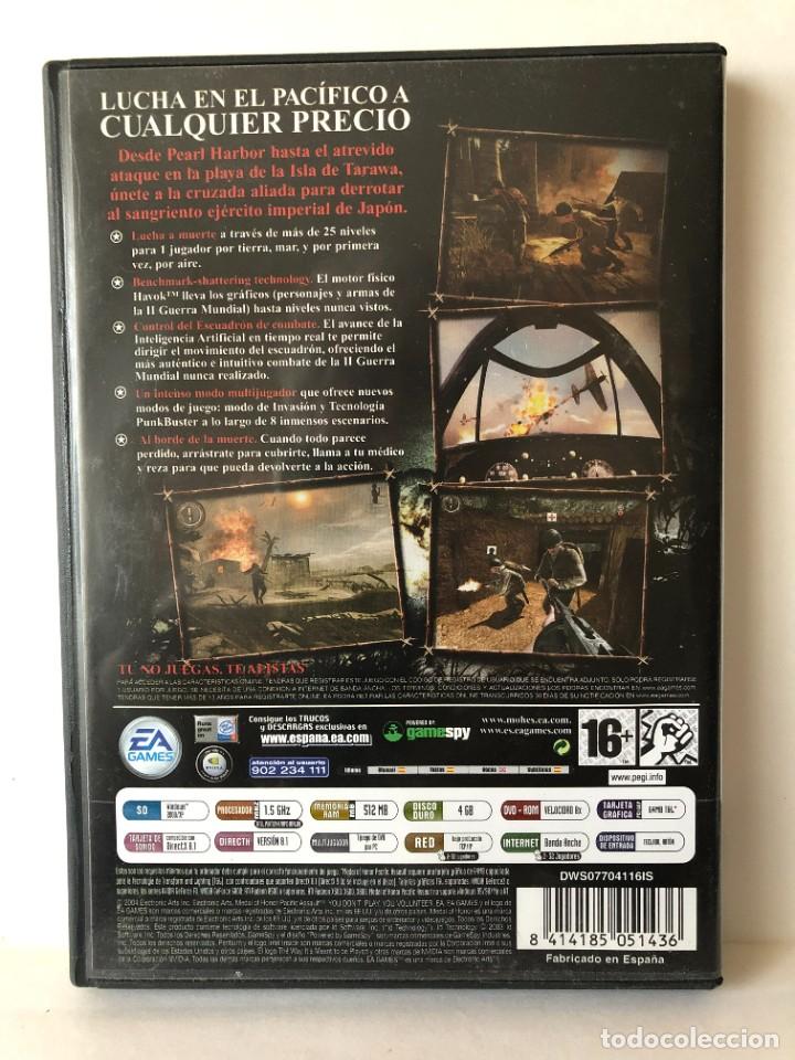 Videojuegos y consolas: MEDAL OF HONOR PACIFIC ASSAULT PC - Foto 2