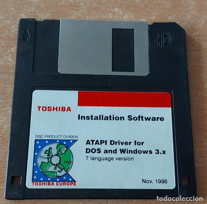 Videojuegos y consolas: DISKETE 3 1/2 PC ATAPI DRIVER FOR DOS WINDOWS 3 x - Foto 1