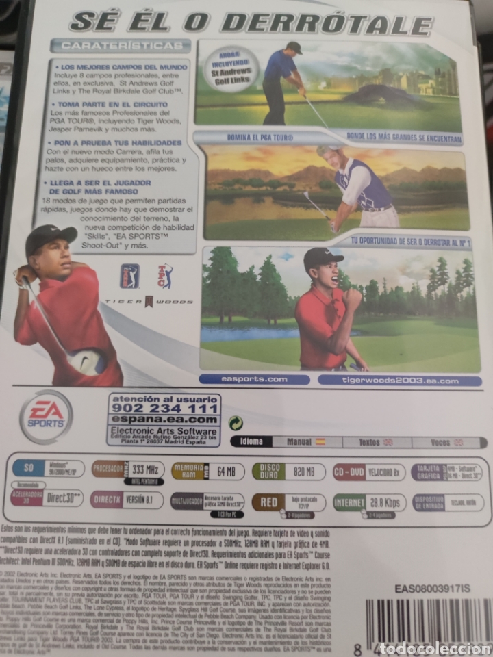 Videojuegos y consolas: TIGER WOODS PGA TOUR 2003 PC - Foto 2