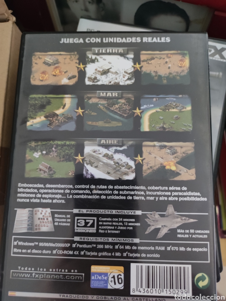 Videojuegos y consolas: REAL WAR JUEGO PC FX - Foto 2