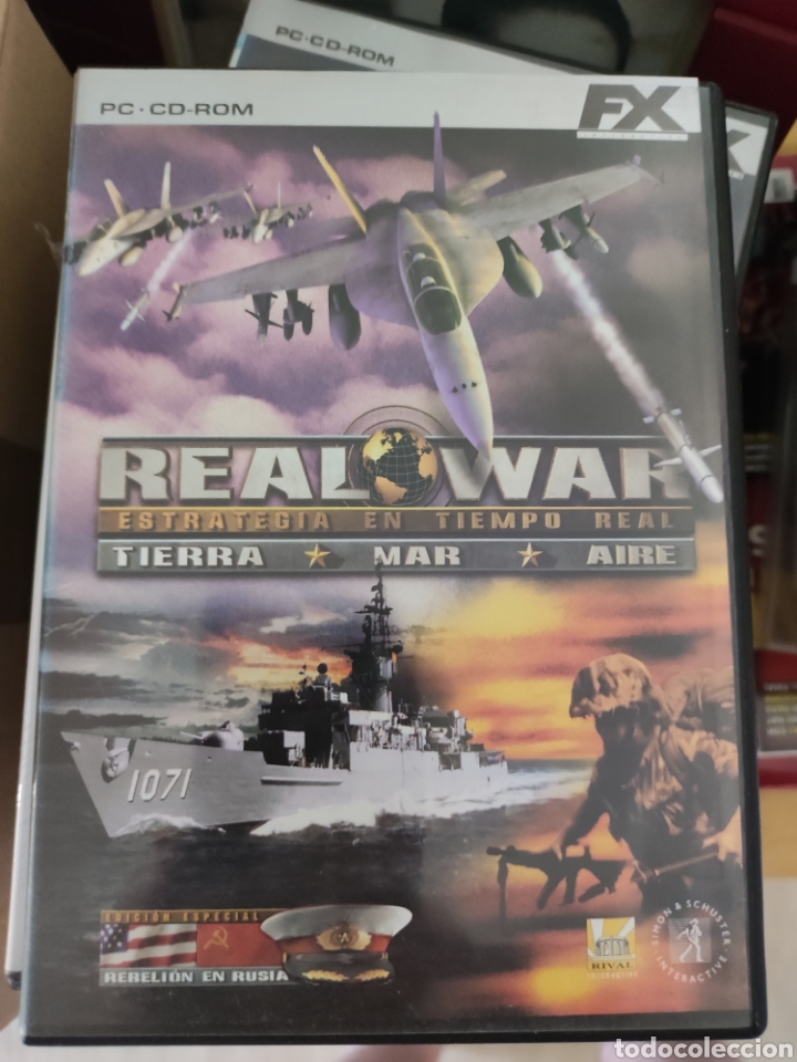 Videojuegos y consolas: REAL WAR JUEGO PC FX - Foto 1