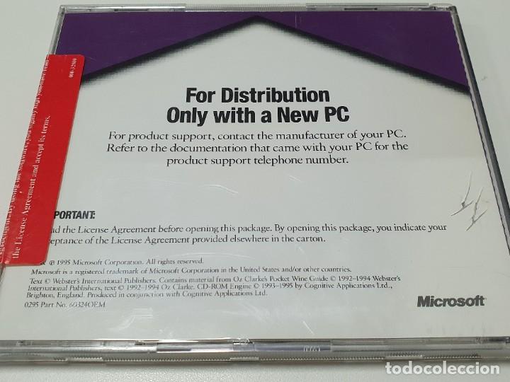 Videojuegos y consolas: CD Wine Guide Microsoft - 1995 - with Certificate - for PC - Foto 3