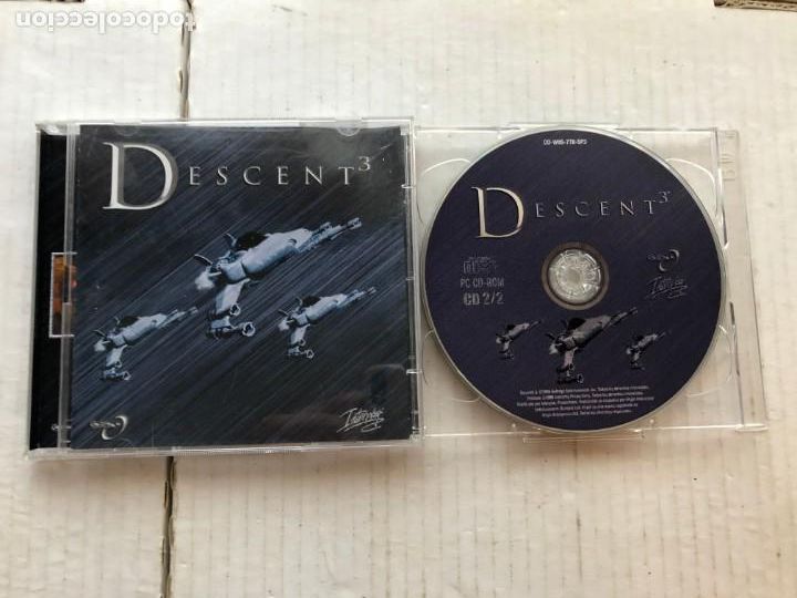 Videojuegos y consolas: DESCENT 3 - INTERPLAY 2 CDS - PC CD ROM KREATEN - Foto 1