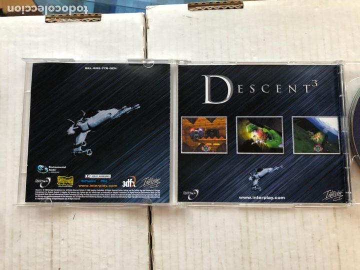 Videojuegos y consolas: DESCENT 3 - INTERPLAY 2 CDS - PC CD ROM KREATEN - Foto 2