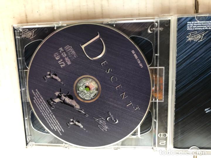 Videojuegos y consolas: DESCENT 3 - INTERPLAY 2 CDS - PC CD ROM KREATEN - Foto 3