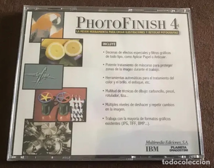Videojuegos y consolas: Disco CD-ROM. PHOTOFINISH 4. SOFTKEY - Foto 2