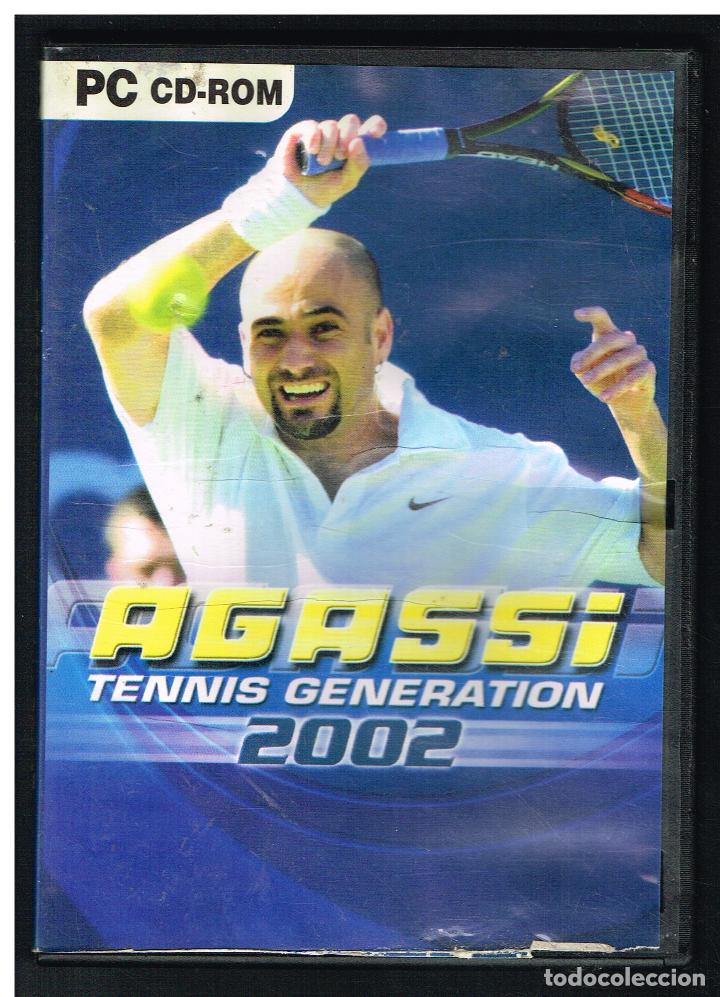 Videojuegos y consolas: AGASSI. TENNIS GENERATION 2002 - PC CDROM - Foto 1