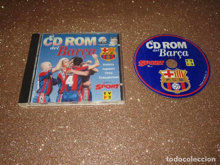Videojuegos y consolas: EL CD-ROM DEL BAR&Ccedil;A - PC-DOS - SPORT - Foto 1