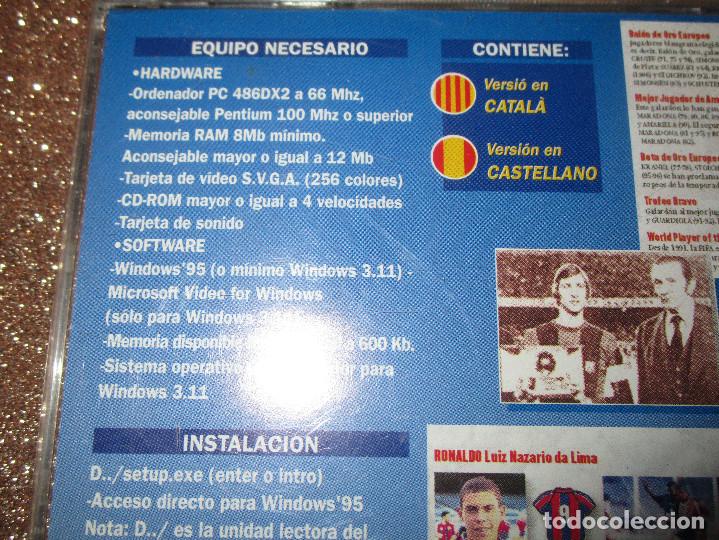 Videojuegos y consolas: EL CD-ROM DEL BAR&Ccedil;A - PC-DOS - SPORT - Foto 4