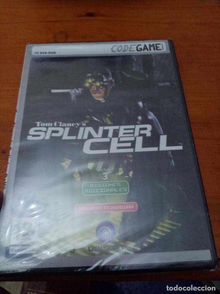 Videojuegos y consolas: PC DVD ROM. CODE GAME. TOM CLANCY&acute;S SPLINTER CELL. NUEVO PRECINTADO. - Foto 1