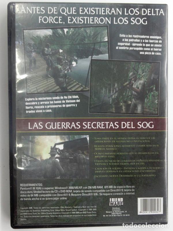 Videojuegos y consolas: VIETNAM ELITE WARRIORS,SOG - Foto 2