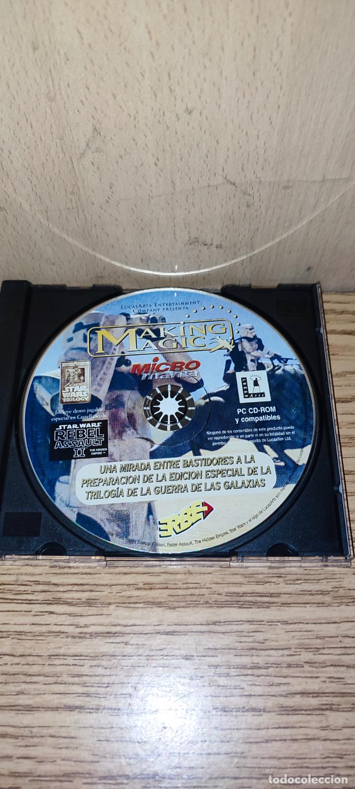 Videojuegos y consolas: CD ROM STAR WARS: MAKING MAGIC, REBEL ASSAULT II - Foto 1