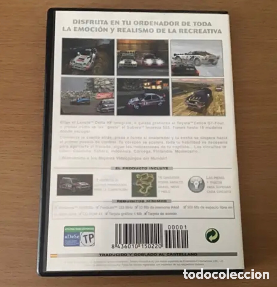 Videojuegos y consolas: Disco CD-ROM. SEGA RALLY CHAMPIONSHIP - Foto 2