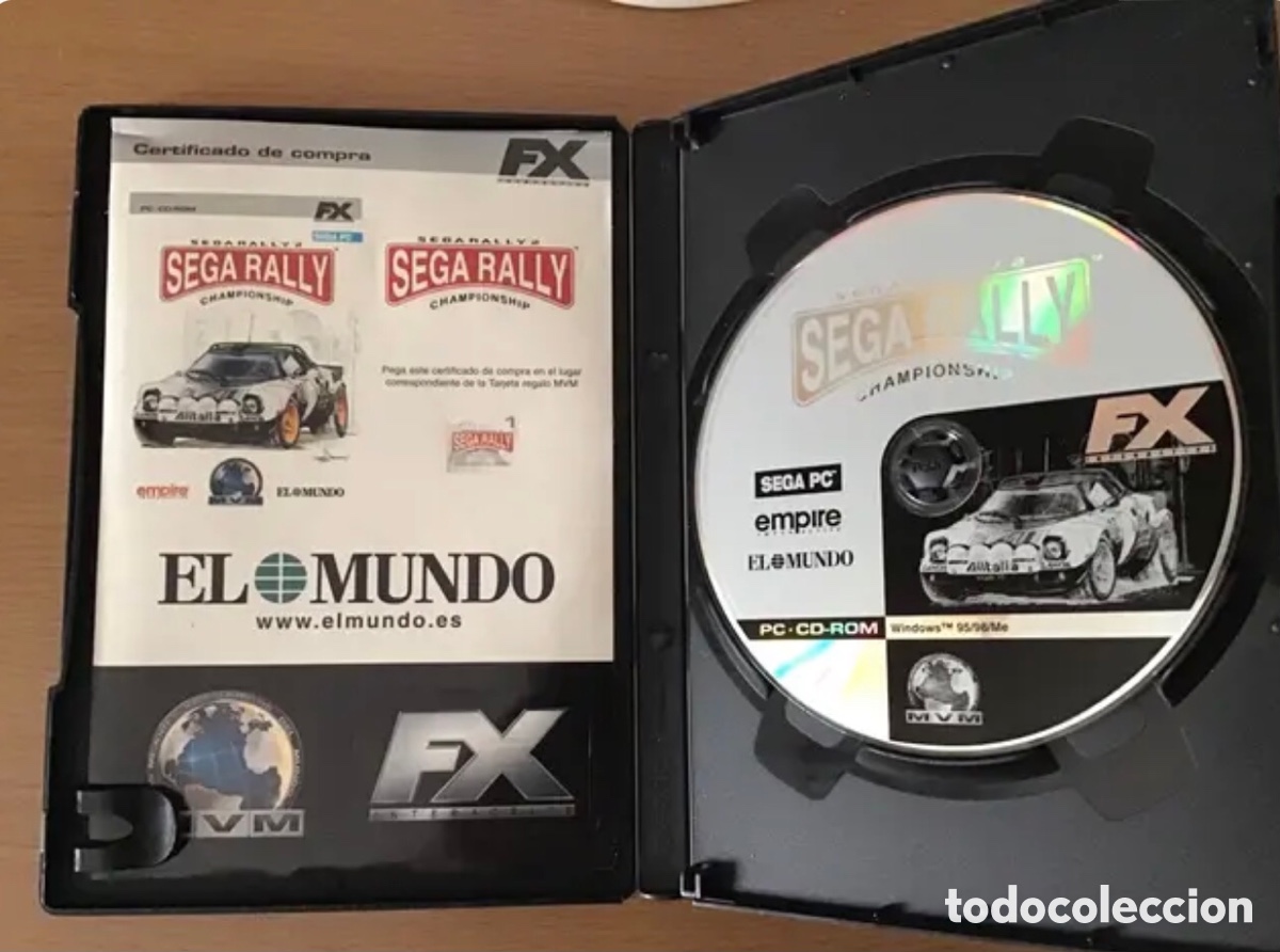 Videojuegos y consolas: Disco CD-ROM. SEGA RALLY CHAMPIONSHIP - Foto 3