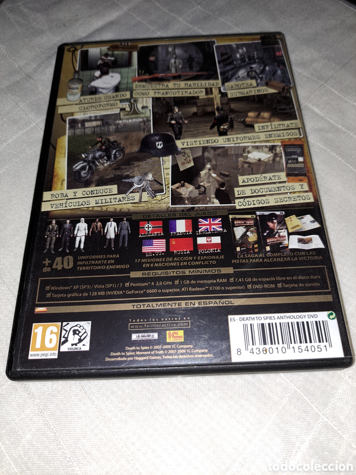 Videojuegos y consolas: PC DVD ROM DEALTH DO SPIES ANTHOLOGY - Foto 2