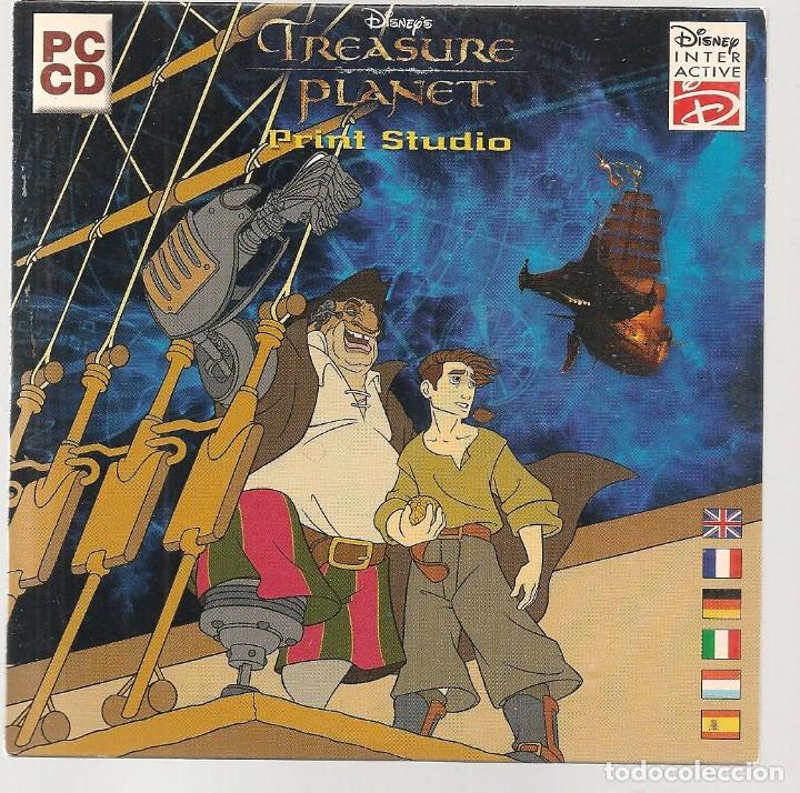 Videojuegos y consolas: PC CD. DISNEY. TREASURE PLANET. PRINT STUDIO. (&Ntilde;) - Foto 1