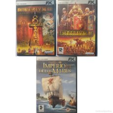 Videojuegos y Consolas: 3 JUEGOS PC - IMPERIUM I - IMPERIUM II - PATRICIAN III. Lote 365314571