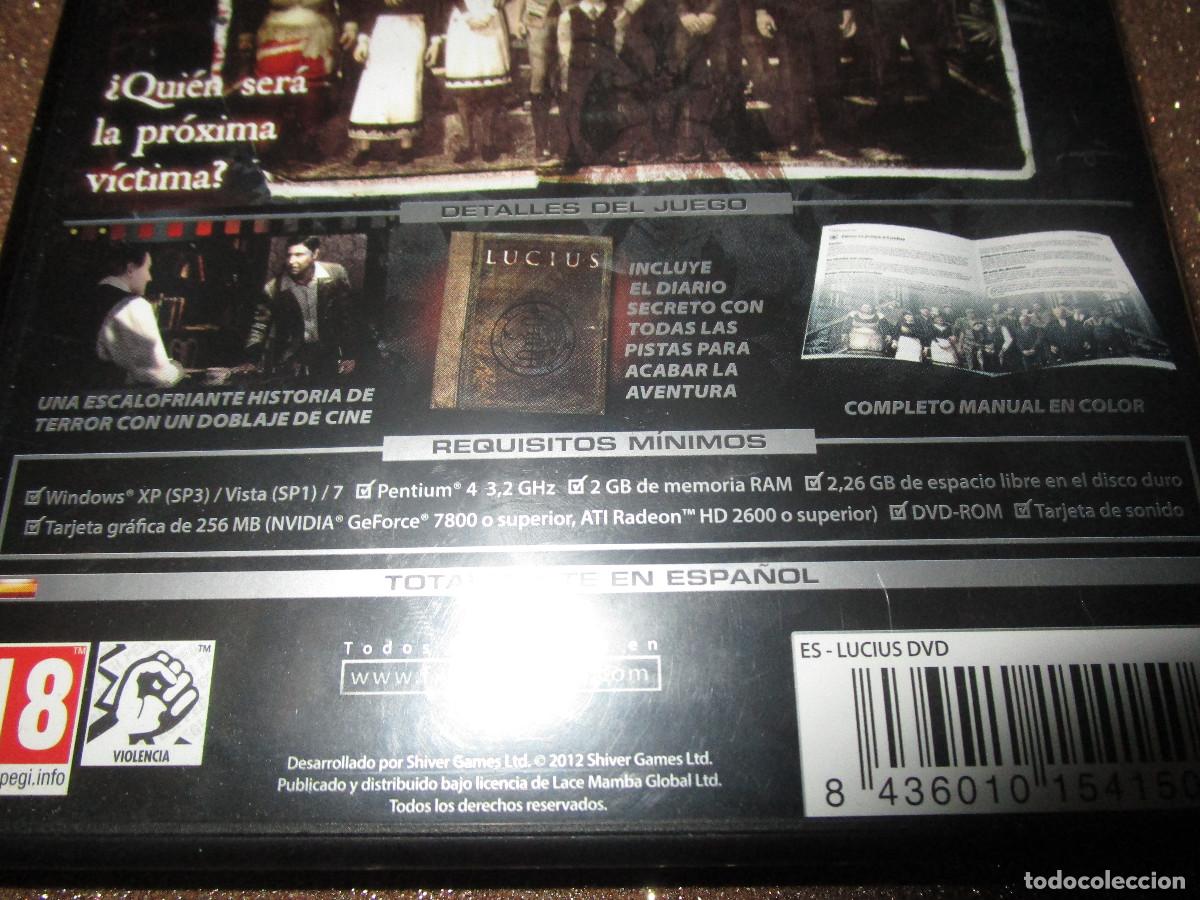 Videojuegos y consolas: LUCIUS - PC DVD - &iquest; QUIEN SERA LA PROXIMA VICTIMA ? - Foto 4