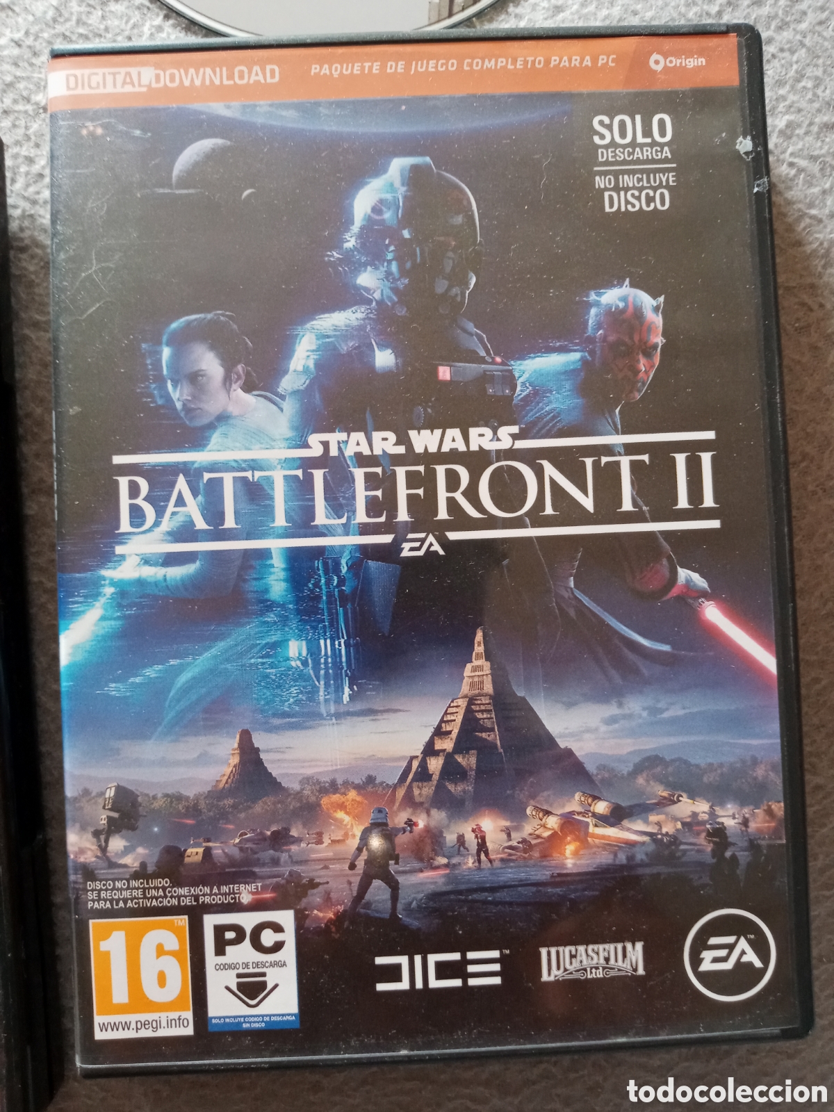 Videojuegos y consolas: Star Wars.Battlefront 1 y2.juego PC.4discos - Foto 3