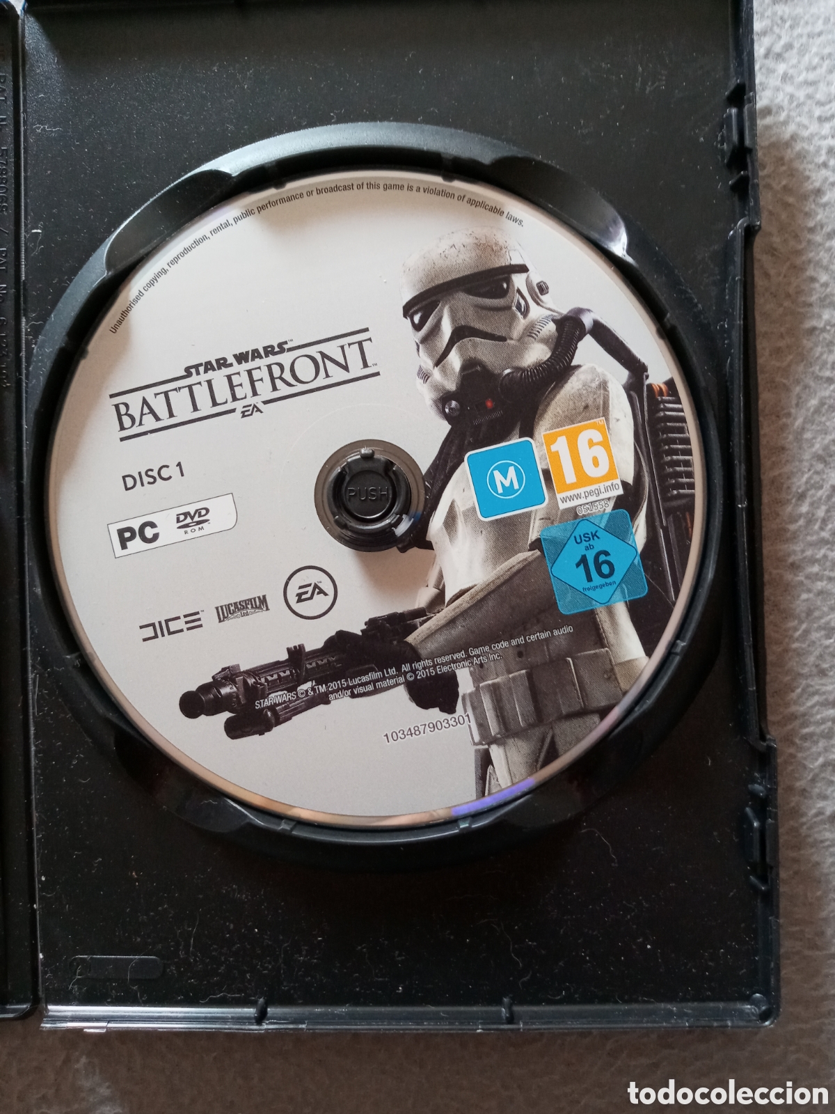 Videojuegos y consolas: Star Wars.Battlefront 1 y2.juego PC.4discos - Foto 4