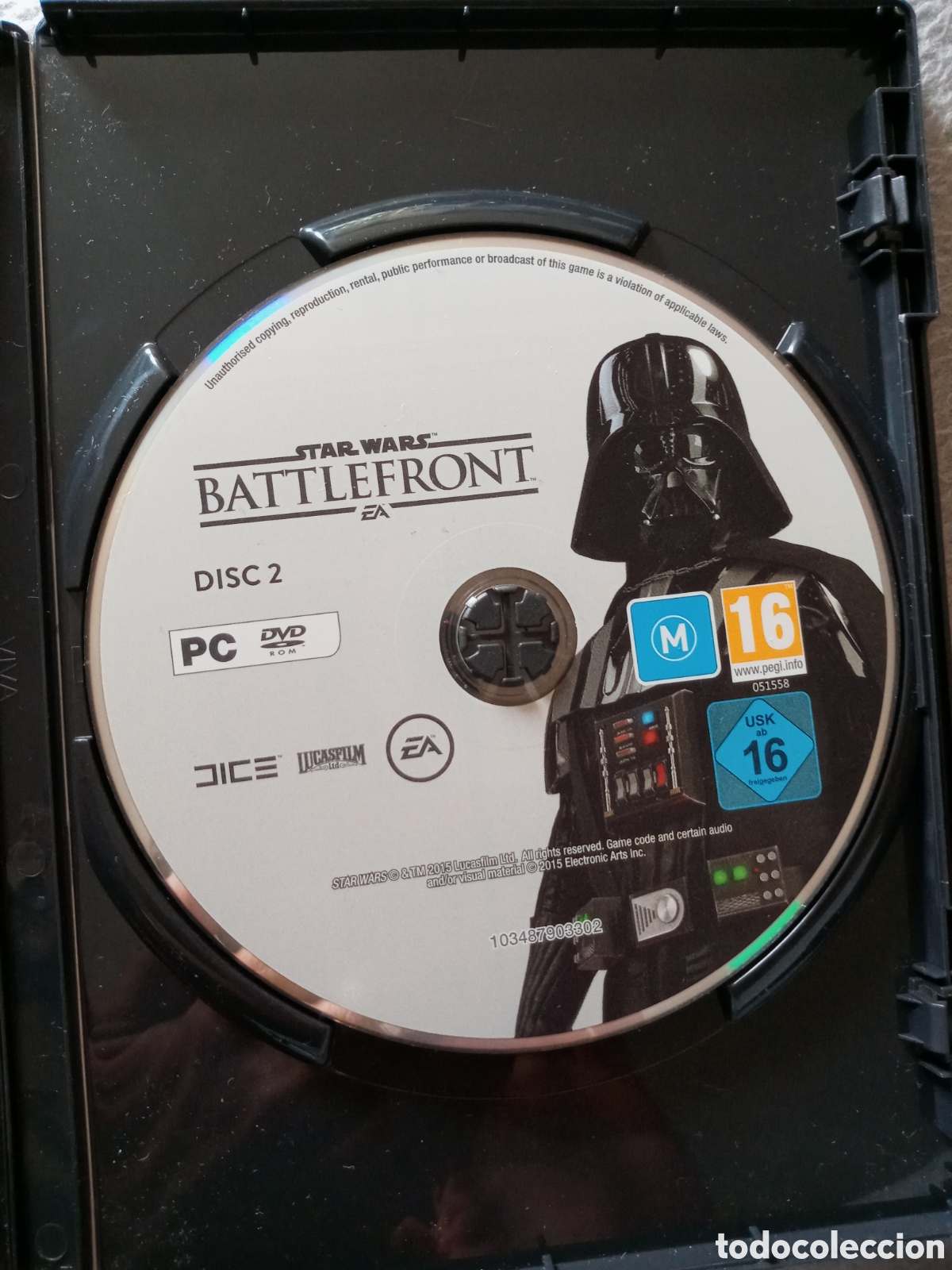 Videojuegos y consolas: Star Wars.Battlefront 1 y2.juego PC.4discos - Foto 5