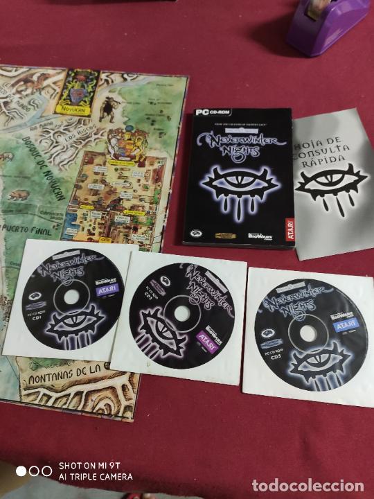 Videojuegos y consolas: NEVERWINTER NIGHTS FORGOTTEN REALMS CAJA CARTON 3 CD - Foto 3
