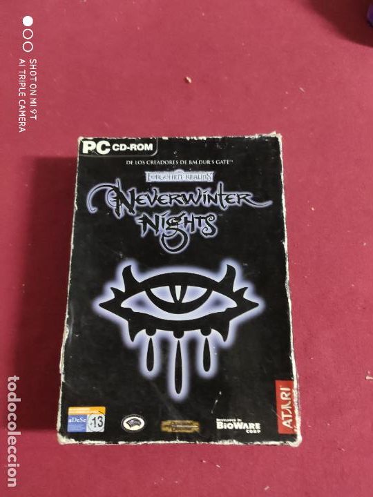 Videojuegos y consolas: NEVERWINTER NIGHTS FORGOTTEN REALMS CAJA CARTON 3 CD - Foto 1