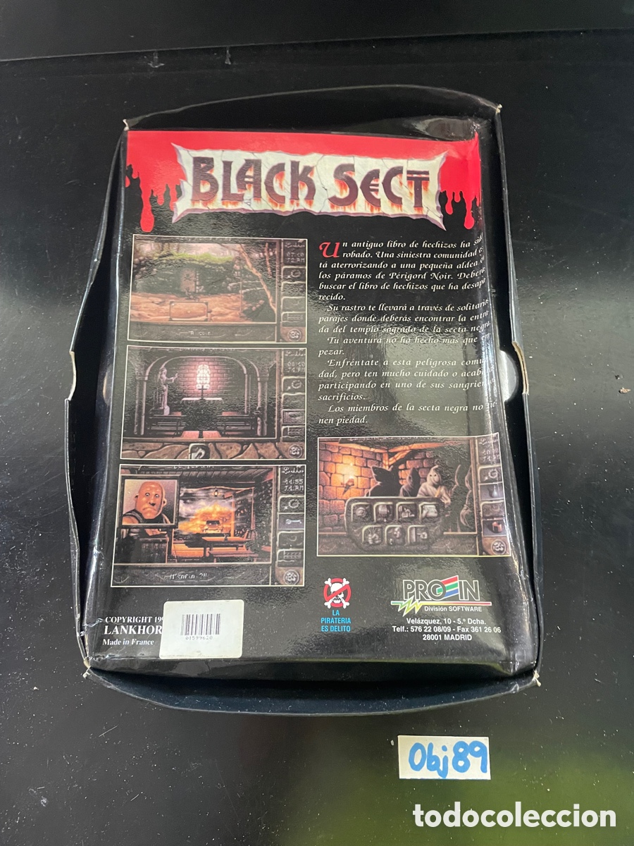 Videojuegos y consolas: BLACK SECT - PRO IN - JUEGO PC a&ntilde;os 90 - Foto 2