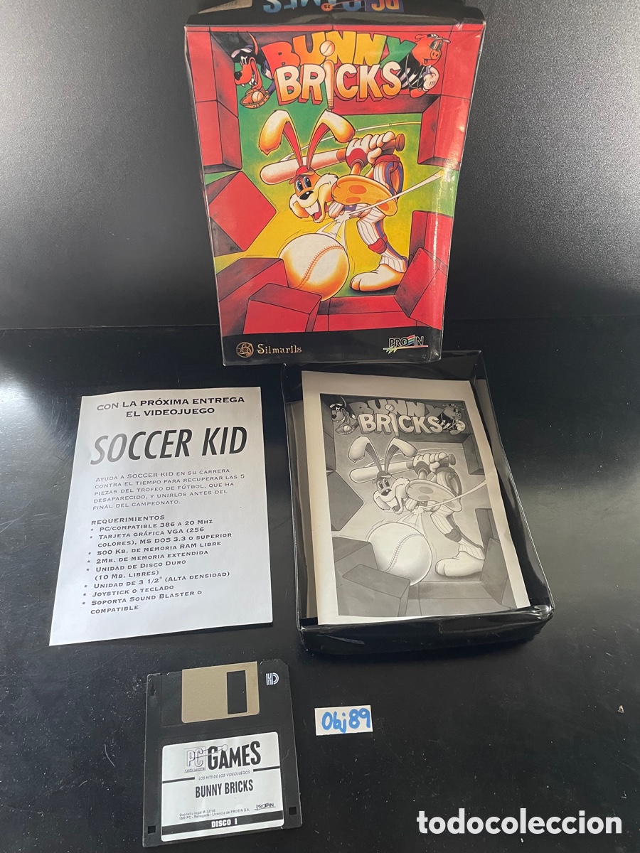Videojuegos y consolas: BUNNY BRICKS - PRO IN - JUEGOS PC a&ntilde;os 90 - Foto 3
