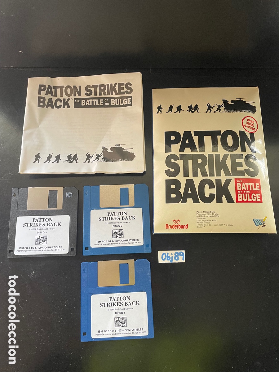 Videojuegos y consolas: PATTON STRIKES BLACK - - Foto 3