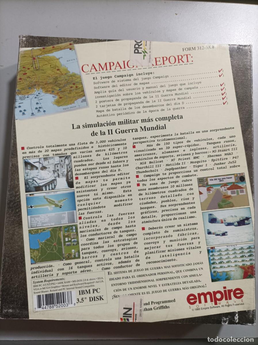 Videojuegos y consolas: Videojuego CAMPAIGN de 1992 - Foto 2