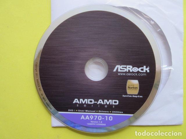 Videojuegos y consolas: CD ASROCK AMD-AMD SERIES AA970-10 MANUAL DRIVERS UTILITIES - Foto 1