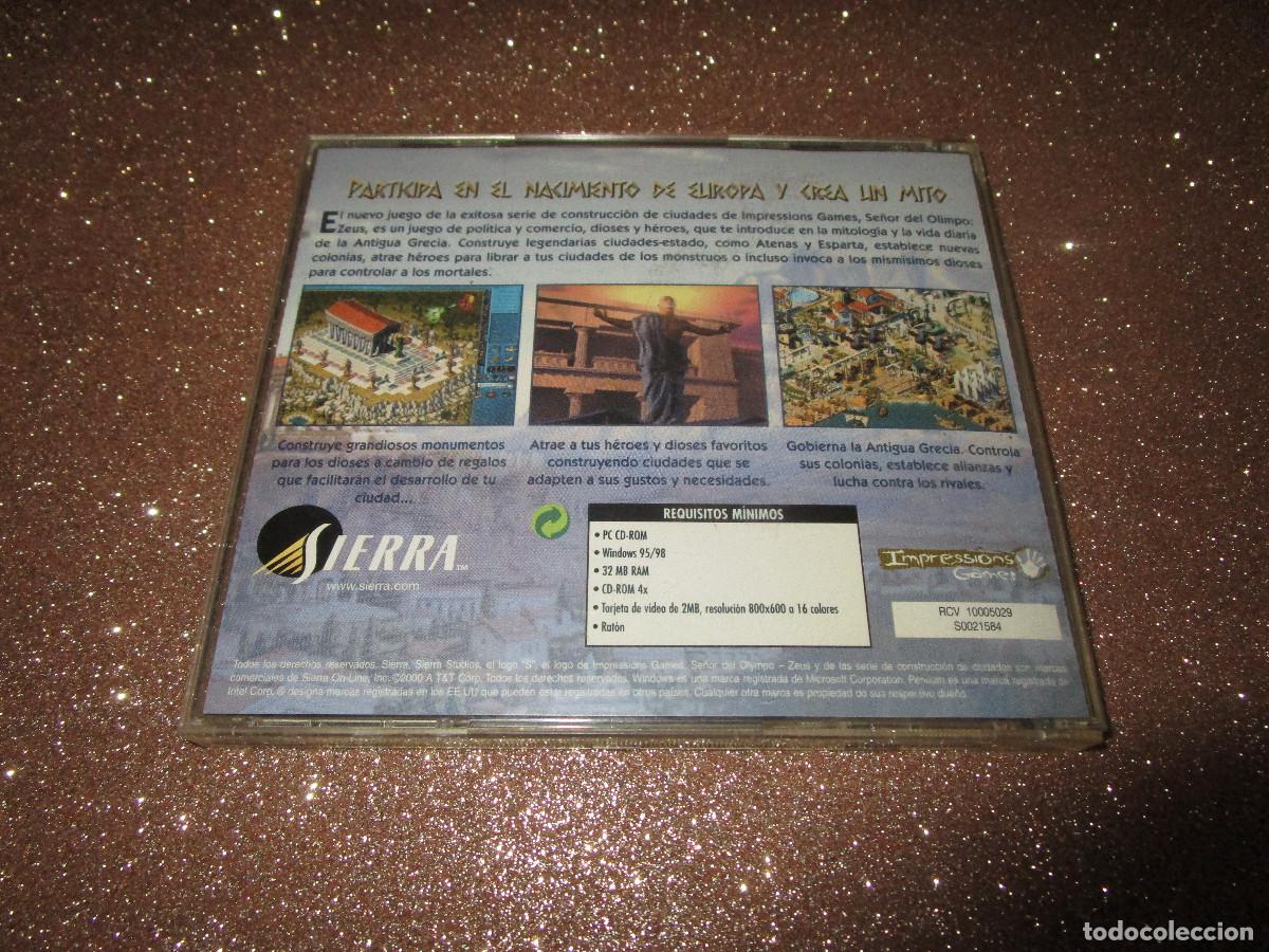 Videojuegos y consolas: SE&Ntilde;OR DEL OLIMPO ( ZEUS ) - PC - SIERRA - Foto 3