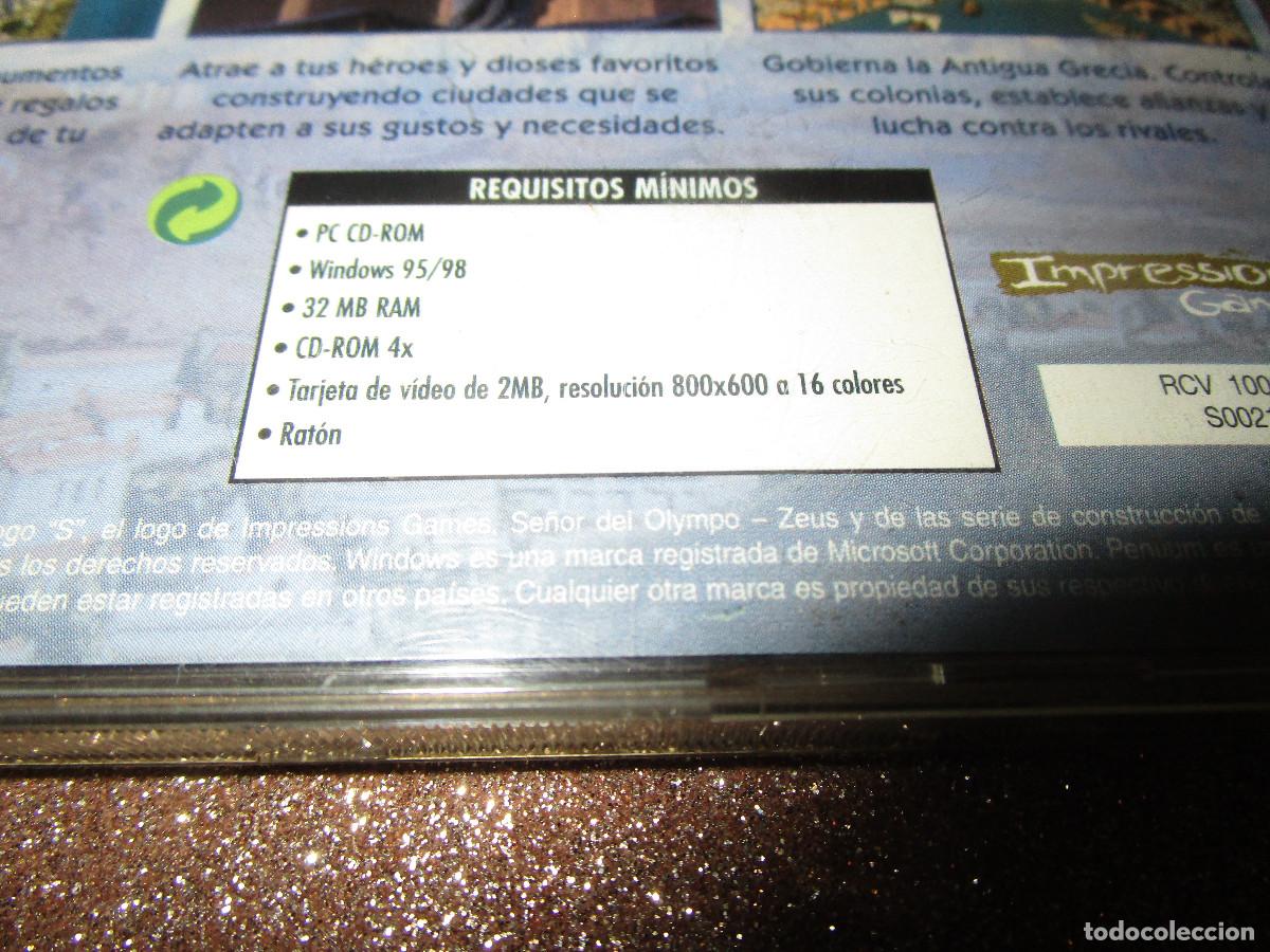Videojuegos y consolas: SE&Ntilde;OR DEL OLIMPO ( ZEUS ) - PC - SIERRA - Foto 4