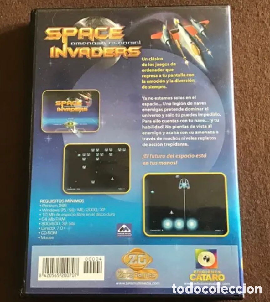 Videojuegos y consolas: Disco CD-ROM.SPACE INVADERS.Juego Arcade. ZETAGAMES - Foto 2