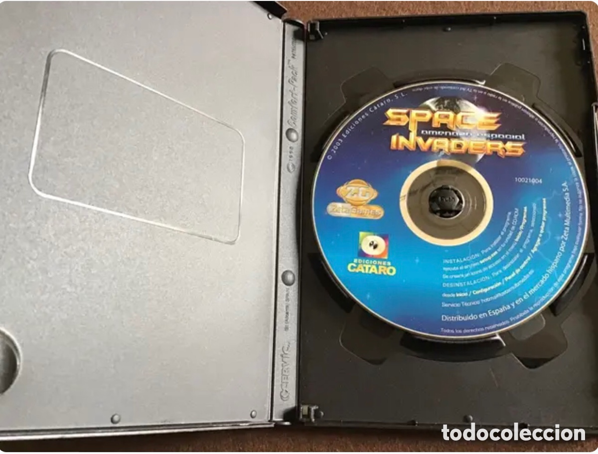 Videojuegos y consolas: Disco CD-ROM.SPACE INVADERS.Juego Arcade. ZETAGAMES - Foto 3