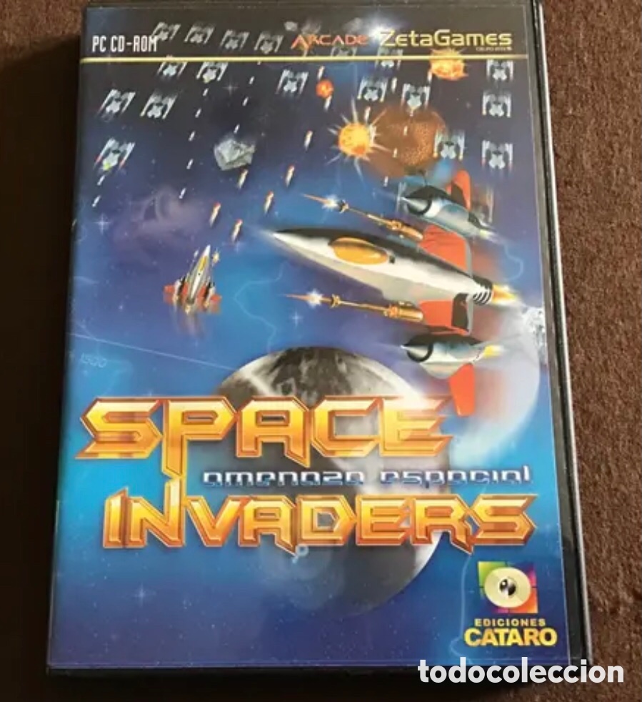 Videojuegos y consolas: Disco CD-ROM.SPACE INVADERS.Juego Arcade. ZETAGAMES - Foto 1